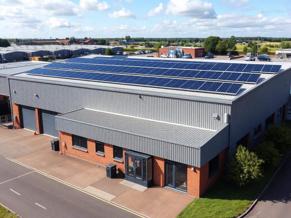 Commercial Solar Installation - Manufacturing Company Cuts Energy Costs by 60% - 85kW solar panel installation in Preston, Lancashire showing commercial solar PV system by MCS certified installers