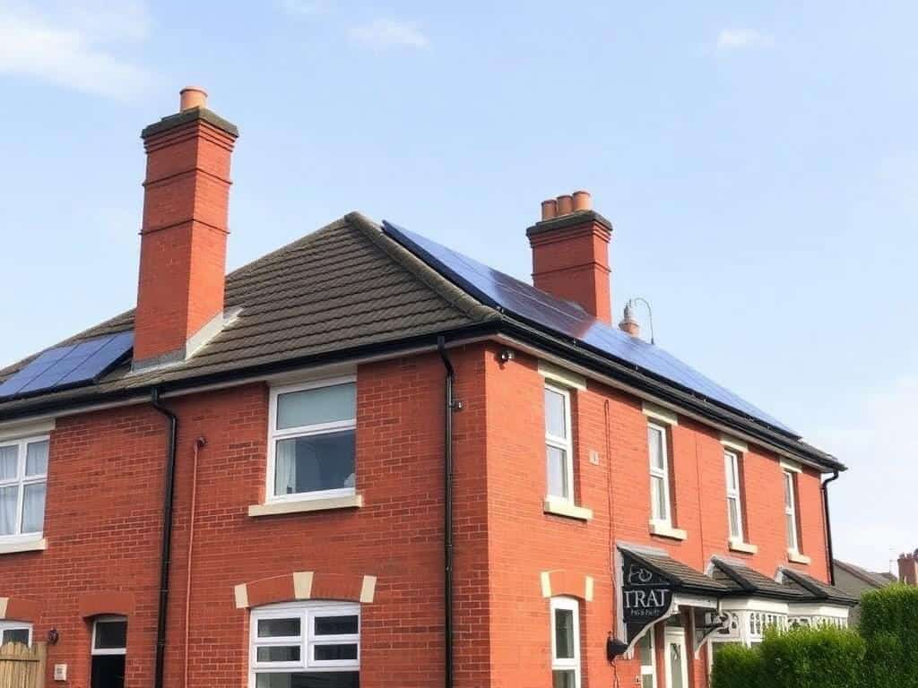 Victorian Terrace Solar Installation - Chorley Family Saves £650 Annually - 4.8kW solar panel installation in Chorley, Lancashire showing residential solar PV system by MCS certified installers