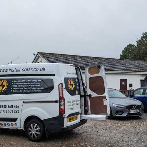 install solar uk - white van