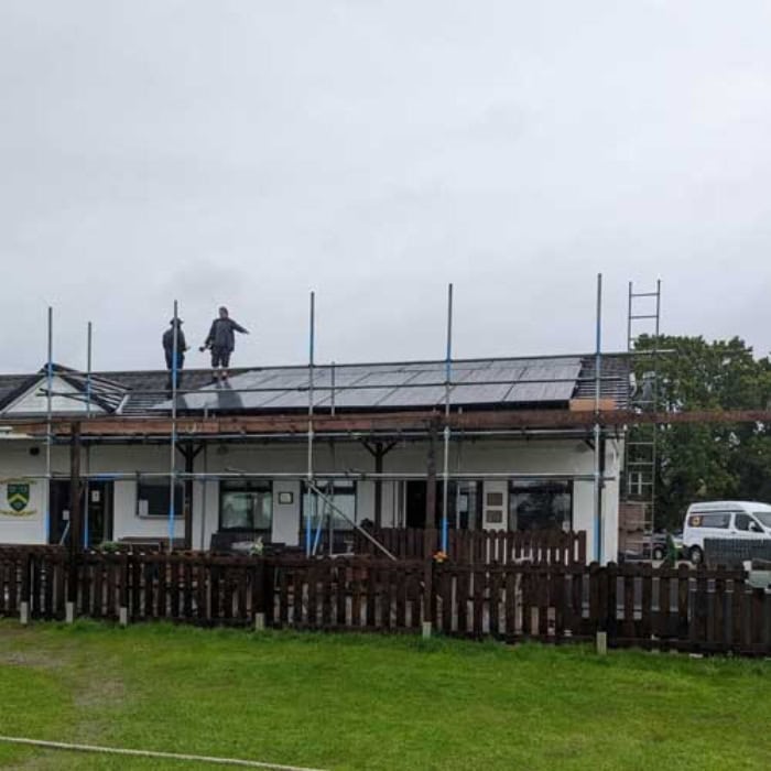 solar system installation image