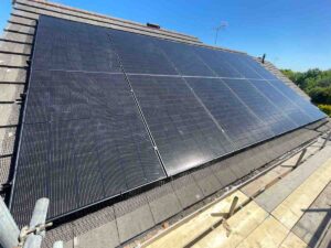 solar panel installation image